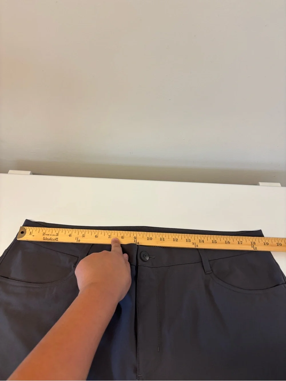 Vuori Performance Five Pockets Meta Pants Gray Men’s Size 38